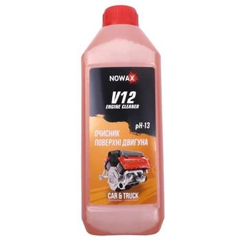 Очищувач двигуна 1L "Nowax" NX01149 V12 Engine Cleaner концентрат 1:10