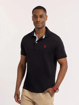 Поло довге чоловіче U.S. Polo Assn 11D263-9800A(Black) 2XL Чорне (786662300107)