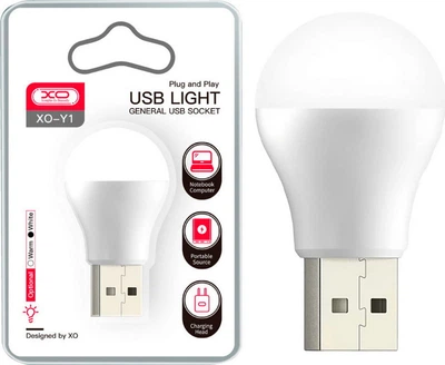 Лампа USB LED XO-Y1 Life Light 5V/0.2Amax White (43538)