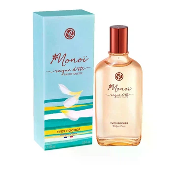 Туалетная вода Моной Ноты кокоса и тиаре Monoi Yves Rocher, Ив Роше, 100 мл