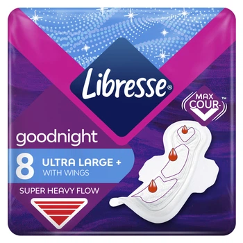 Прокладки гигиенические Libresse Ultra Goodnight Soft 8 шт (7322540960235)