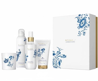 Набор Rituals XL Amsterdam Collection (гель, крем для тела, свеча, аромат для дома) 200 мл, 150 мл, 140 г, 200 мл