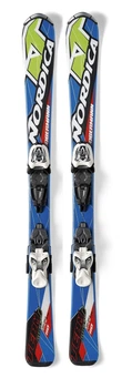 Лижі гірські для підлітків комплект Nordica Team J Race+M 4.5 Fastrak 70см Blue/lime (0A3170 001+0C3138) O