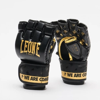 Рукавички MMA Leone DNA L, чорно-золотисті