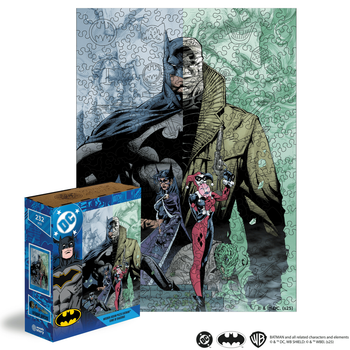 Деревянный официальный лицензионный пазл Woods Story The Batman Бетмен Игра Теней 40x29 см