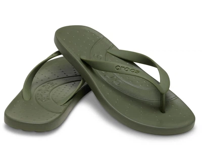 Мужские вьетнамки Crocs Flip 50-51 (m15 US) 32 см Зеленый 1161643103