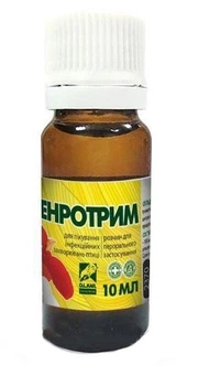 Енротрим (Трифлон) пероральний антибактеріальну лікарський засіб 10мл