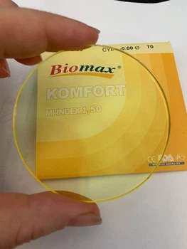 Полимерная линза BIOMAX / ORBITA 1,56 антифара с антибликовым покрытием диоптрия +2.5