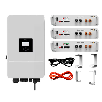 Комплект автономного енергопостачання Deye SUN-20K-SG05LP3-EU 20kW + Pytes E-Box 48100R 15.36kWh White