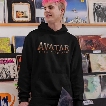 Худі флісовий унісекс Avatar (Fire And Ash Neytiri) M чорний