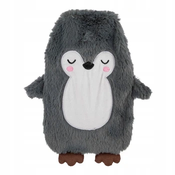 Грілка гумова Altom Design у плюшевому чохлі Penguin Пінгвін 1 л (17080011437)