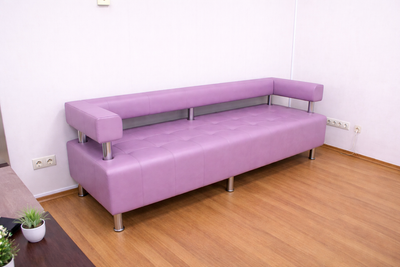 Диван офісний BNB IRIS 160 см фіолетовий 2217