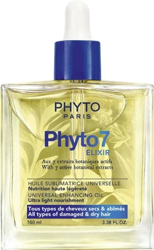 Olejek do wlosów Phyto 7 Elixir Huile Sublimatrice Universelle wzmacniający 100 ml (3701436937577)