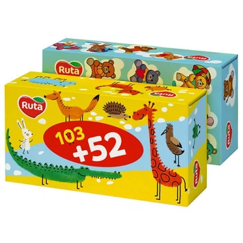 Салфетки Ruta Kids 155 листов двухслойная пенал (4811)