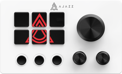 Контроллер для стриминга Ajazz AKP03E USB White