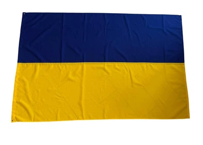 Государственный флаг Украины с люверсами для крепления из габардина 135х90 см