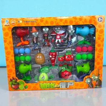 Детский набор игровых фигурок Растения против Зомби Plants vs Zombies большой набор для игры и развлечений