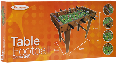 Настільний футбол Springos дерев'яний з ручками 69 × 35 см (5908455307642)