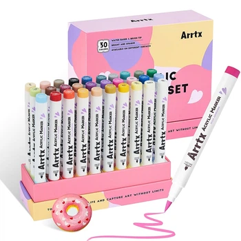 Акрилові маркери Arrtx 30D, 30 кольорів