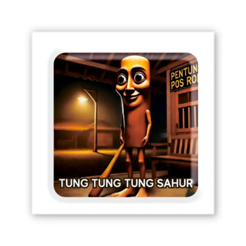 3D-стікер "Tung Tung Sahur" (SX-309) 1 шт