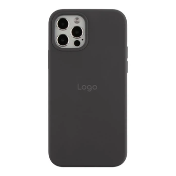 Чохол Silicone Case Full Size (AA) для iPhone 12/12 Pro 15.Dark Grey