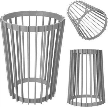 Kwietnik Kadax Standy 40 cm Platyna (5906638322802)