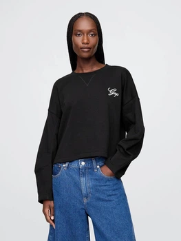 Свитшот женский GAP 19040865 S Черный (1159850153)