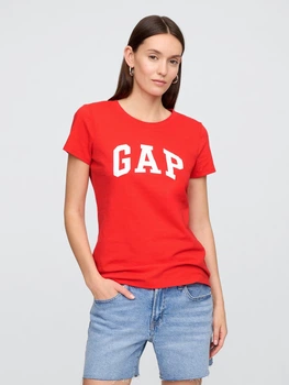 Футболка бавовняна жіноча GAP 224160815 S Червона (1159845789)