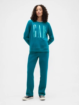 Спортивний костюм на флісі жіночий GAP 391605321 S Бірюзовий (1159850869)