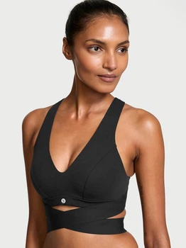 Спортивный топ для фитнеса женский Victoria's Secret 931302270 M Черный (1159851258)