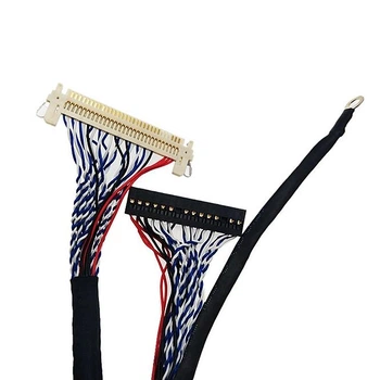 Універсальний LVDS-кабель 30 Pin 2-ch 8 bit з фіксатором для LCD моніторів та плат 40 см