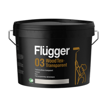 Морилка полуматовая прозрачная Flugger 03 Wood Tex Transparent (Base 10) 9.1л