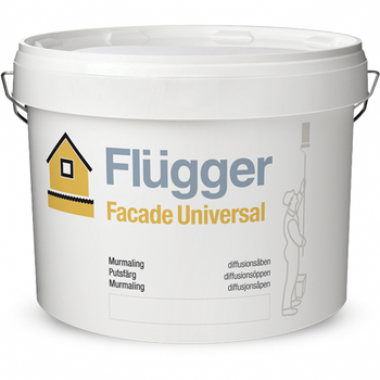 Краска масляно-эмульсионная Flugger Facade Universal (Base 1 - белая) 9.1л
