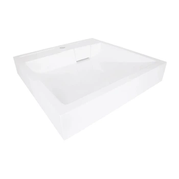 Раковина Qtap Arvin 595x595 на стиральную машину, квадратная (QTARV2365WHI48575)