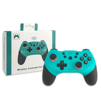 Беспроводной игровой геймпад джойстик для Nintendo Switch Бирюзовый