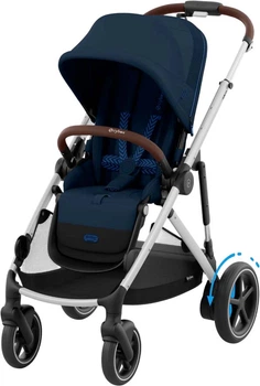 Wózek spacerowy Cybex e-Gazelle S Ocean Blue Gold (4063846465903)