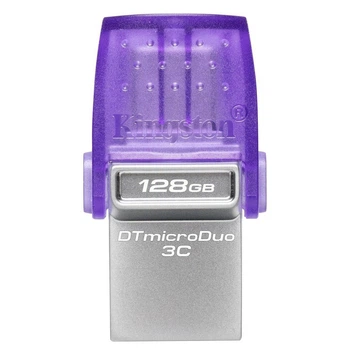 Флеш-накопичувач USB3.2 128GB Type-C Kingston DataTraveler microDuo 3C (DTDUO3CG3/128GB) Фіолетовий 34454