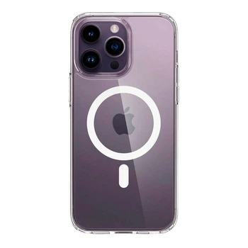 Чохол TPU+PC Spigen Ultra Hybrid with Magsafe для iPhone 14 Pro Колір Transparent