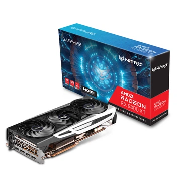 Відеокарта Sapphire AMD Radeon RX 6800 XT 16Gb Nitro+ (11304-02-20G) (GDDR6, 256 bit, PCI-E v4.0 x16) Б/в