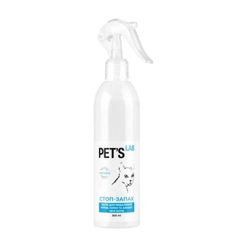 Засіб для усунення плям і запаху сечі котів СТОП-ЗАПАХ PET'S LAB 300 мл (25506154)