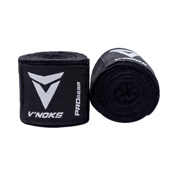 Бинты боксерские V`Noks 3 м - надежная защита рук и запястья Black (60241)