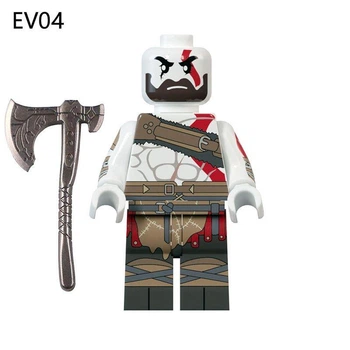 Фігурка мініфігурка до конструктора старий Кратос Бог Війни Old Kratos God of War Без бренду 100