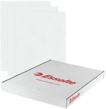 Zestaw koszulek narożnych Esselte Polypropylene (PP) A4 100 szt Przezroczysty 54832 (4001536548321)