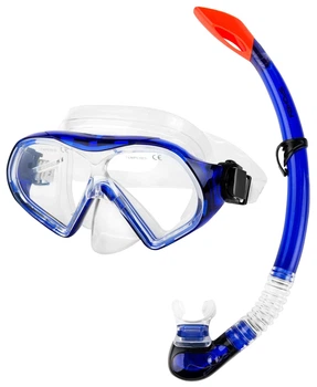 Zestaw do nurkowania Spokey maska + fajka Celebes 928189 Niebieski (5902693281894)