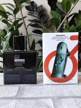 Парфюмированная вода для мужчин (версия Carolina Herrera 212 Men Heroes Forever Young) 60 мл