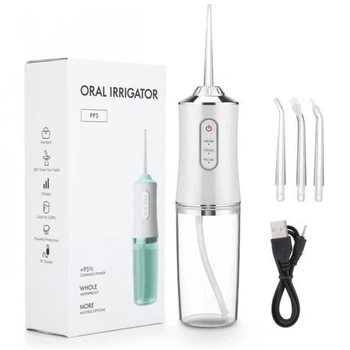 Іригатор портативний електричний Oral Irrigator S3J2 Білий для зубів порожнини рота догляд за яснами струменевий