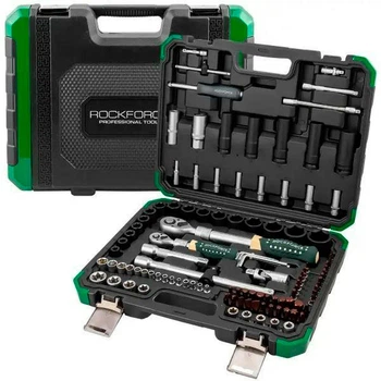 Набор инструментов Rock Force 108+6 предметов 1/4", 1/2" 6 гр. (RF-41082+6L)