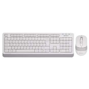 Комплект (клавиатура и мышь) A4Tech Fstyler FG1010, 2.4G, White