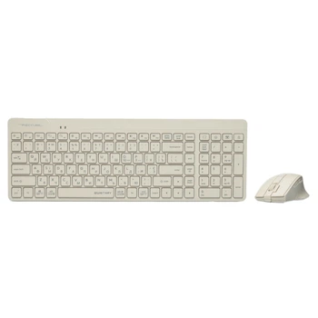 Комплект (клавиатура и мышь) A4Tech FG2400 Air Wireless, 2.4G, Beige