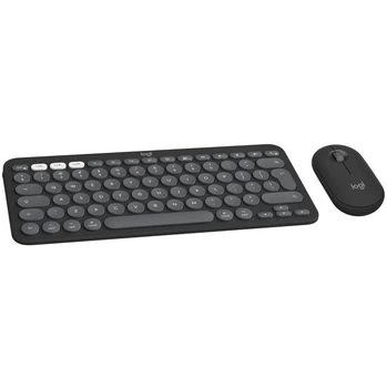 Комплект (клавиатура и мышь) Logitech Pebble 2 Combo for Mac, BT, Tonal Graphite UA (920-012244)